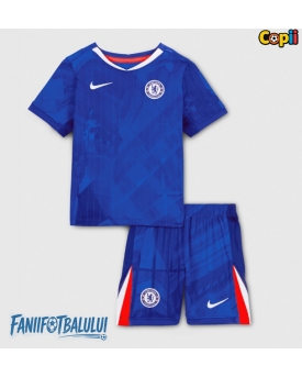 Chelsea Echipament de Fotbal Replică 2025-26 Copii Acasa (+ Șorturi)